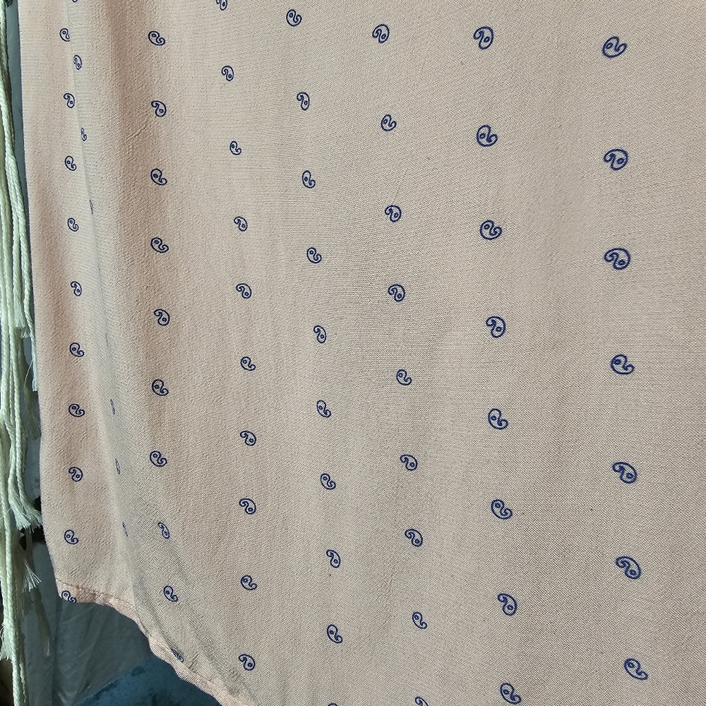 🆕 Style & Co Pastel Pink Button Down Blouse with Cap Sleeves size PS - Picture 4 of 5